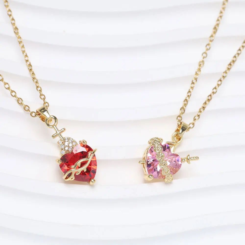 Colar Devocional Católico – Símbolos da Fé com Design Elegante