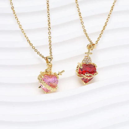 Colar Devocional Católico – Símbolos da Fé com Design Elegante