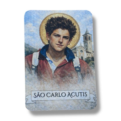 Kit de Presente Católico de São Carlo Acutis